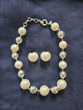 J. Crew Oversized Pearl Set